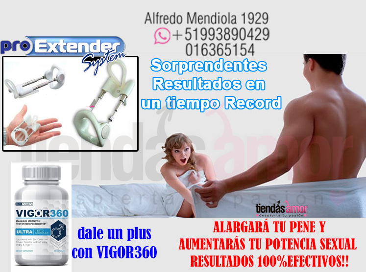 MAS POTENCIA Y PENE MÁS LARGO VIGOR360 PRO EXTENDER